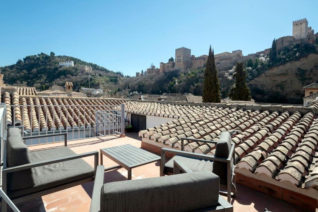 Vista Alhambra I- Private Roof Top Terrace - Wifi Granada Eksteriør bilde